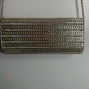 Aldo Elegant Gold Evening Clutch